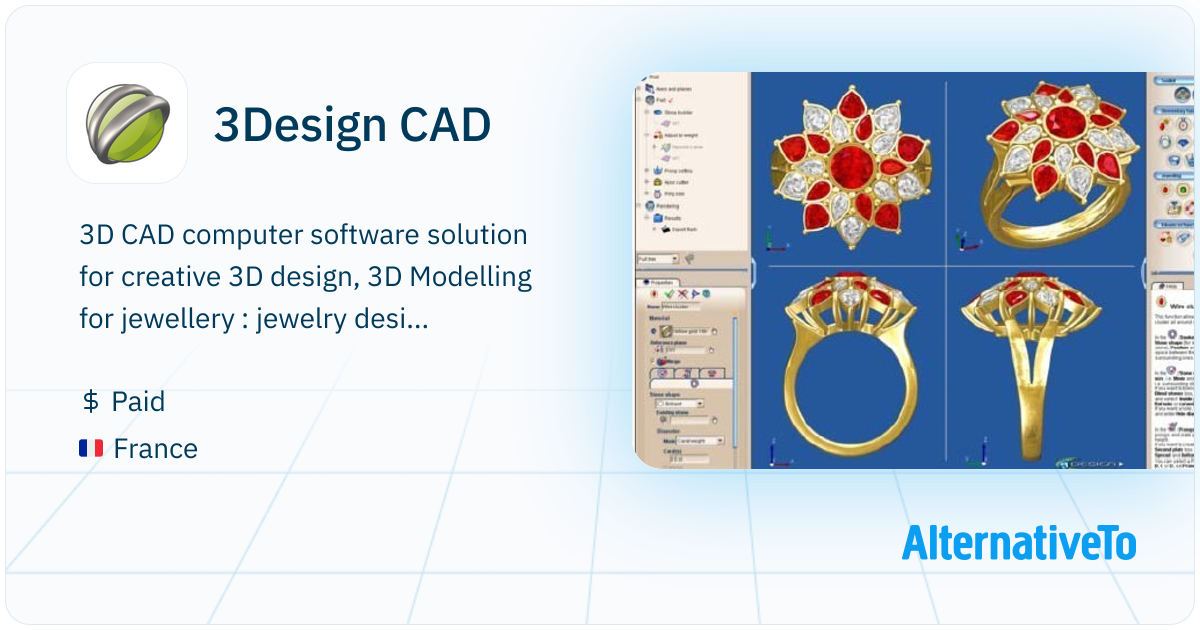 3Design CAD: Parametric Jewelry Design Software from your imagination ...