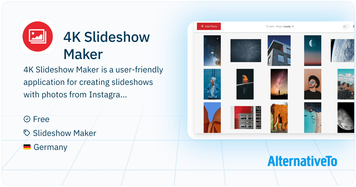 4K Slideshow Maker: User-friendly application | AlternativeTo