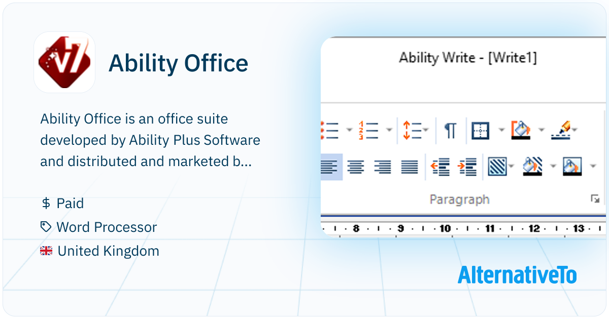 Ability Office: Office suite developed by | AlternativeTo