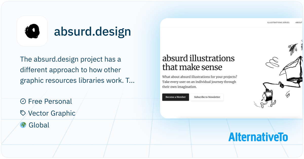 absurd.design: Download surrealist illustrations. | AlternativeTo