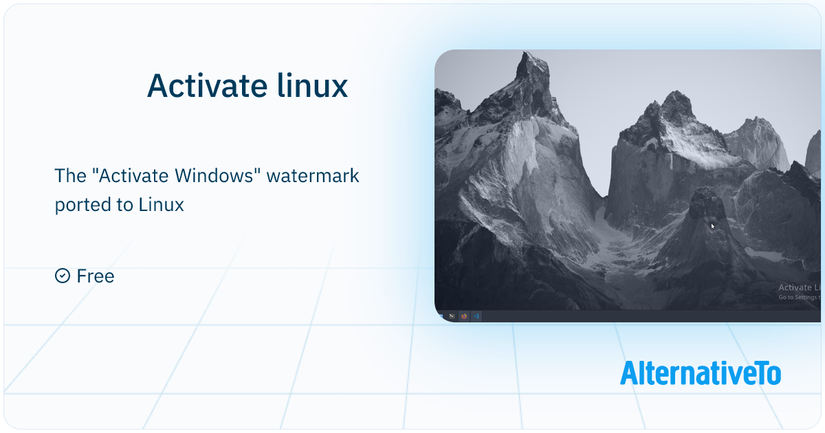 Activate linux: The "Activate Windows" watermark ported to Linux ...