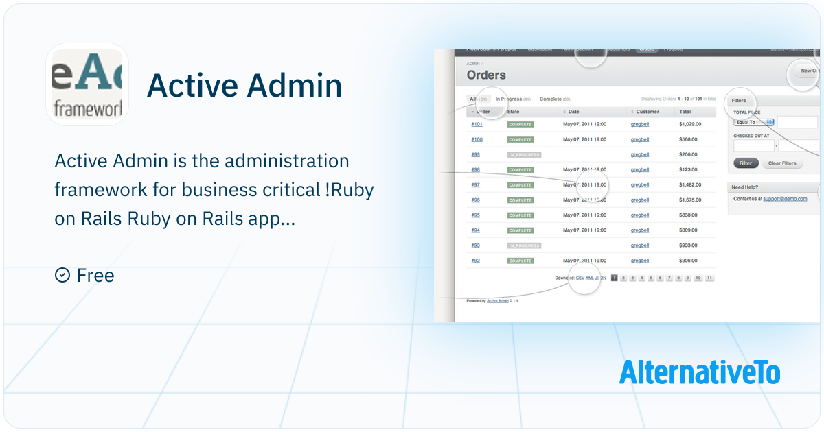 Active Admin: Ruby on Rails plugin for generating administration style ...