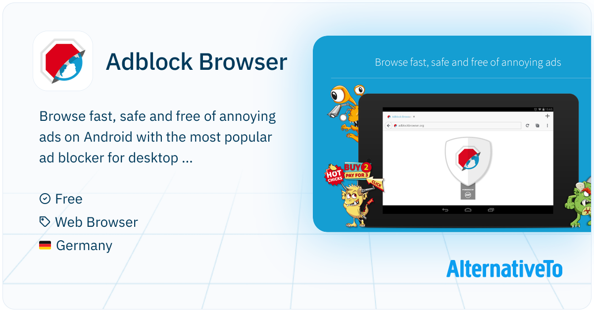 Adblock Browser: Browse fast, safe and free of annoying ads on ...