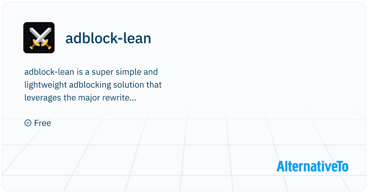 adblock-lean: Lean and powerful adblocking solution for OpenWrt ...