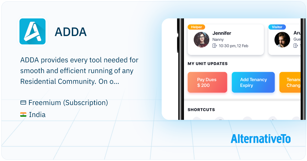 ADDA : Provides every tool needed for smooth and efficient running of ...