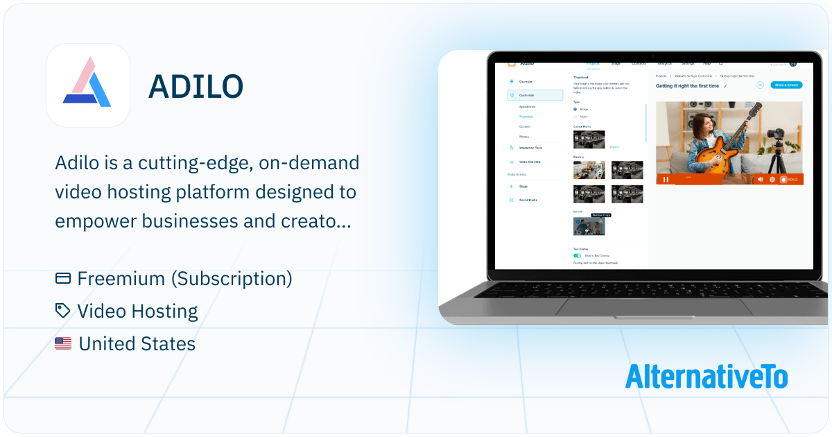 ADILO: Adilo is an on-demand video hosting platform, providing a faster ...