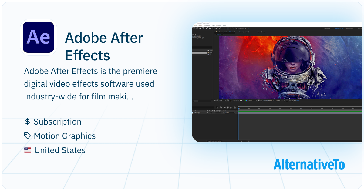 Adobe After Effects: Motion graphics & VFX software | AlternativeTo
