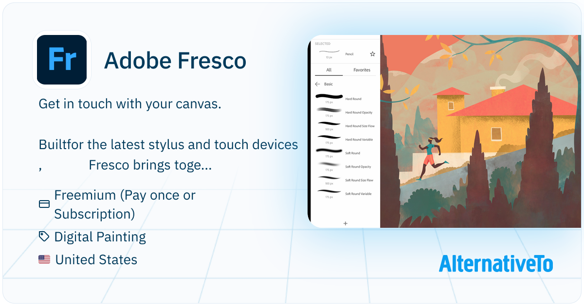 Adobe Fresco: Stylus-based painting with vast brush options | AlternativeTo