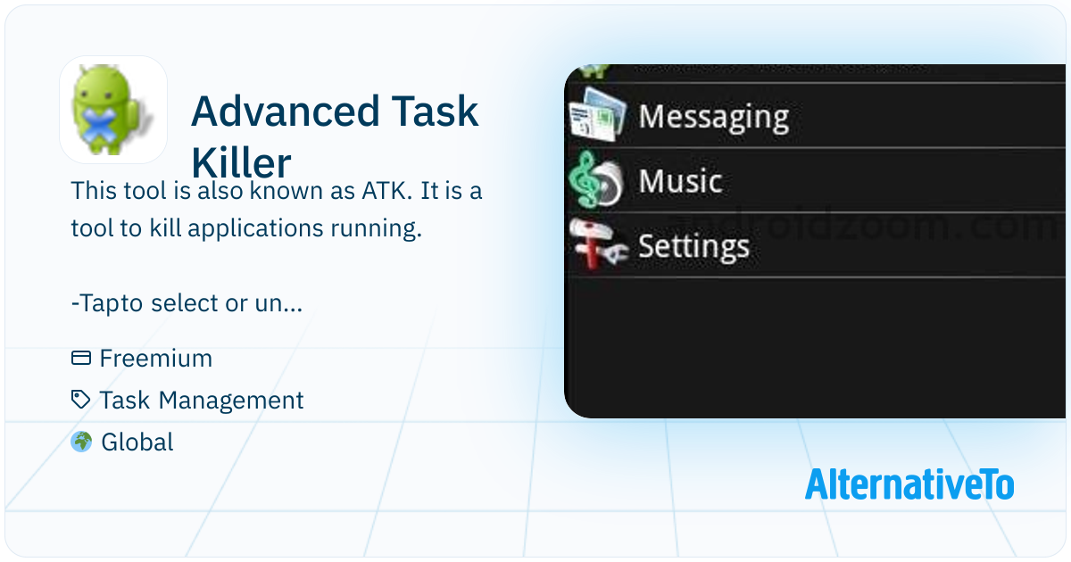 Advanced Task Killer: This tool is also known as ATK | AlternativeTo
