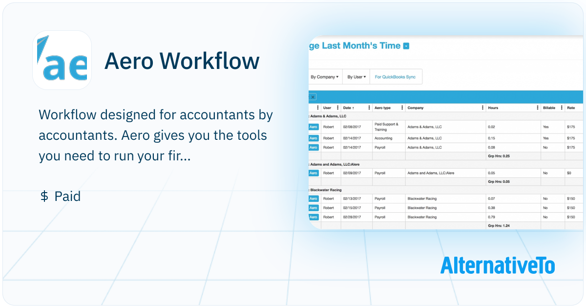 Aero Workflow: Workflow by accountants for accountants. | AlternativeTo