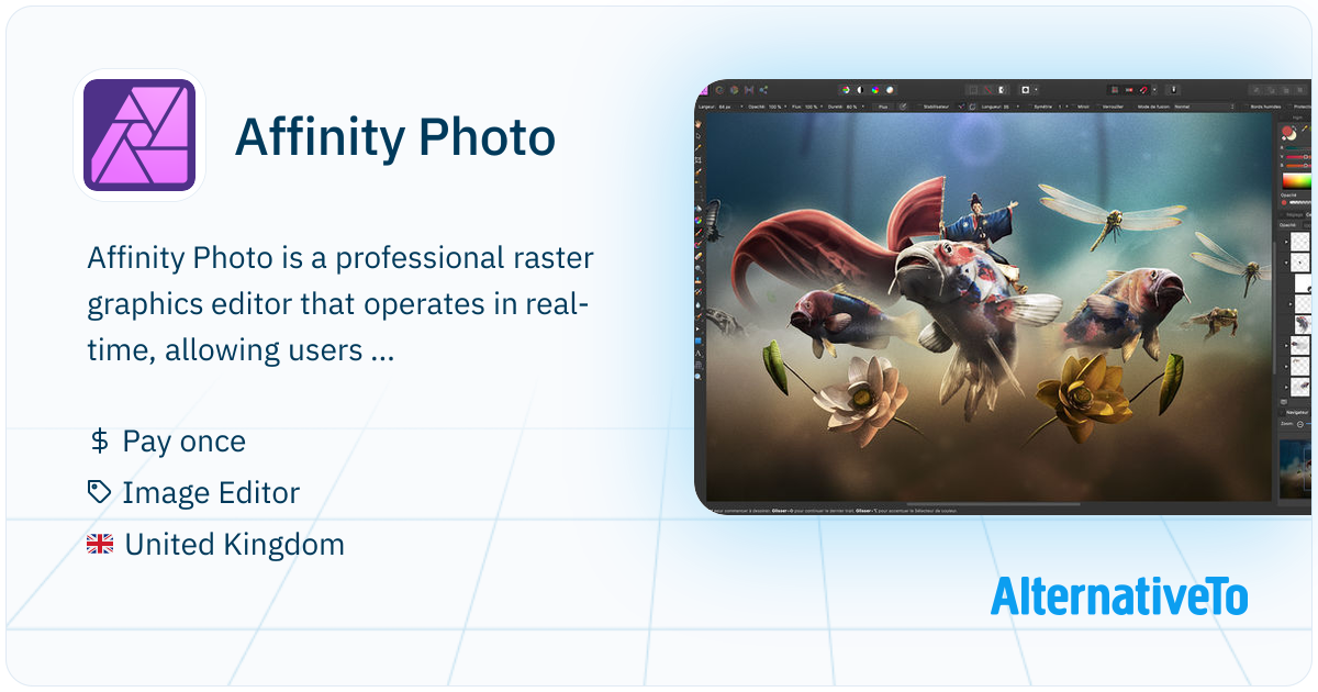 Affinity Photo: Real-time raster graphics editor with non-destructive ...