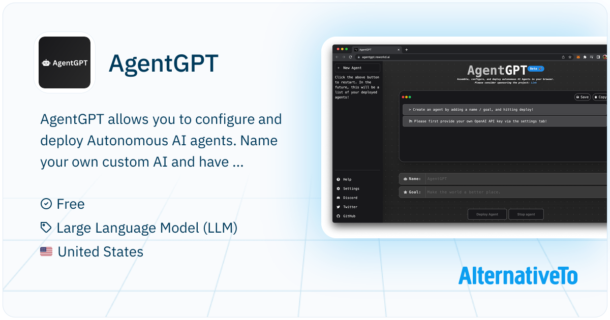 Create Gpt Agent AgentGPT: Assemble, configure, and deploy autonomous AI Agents in your ...