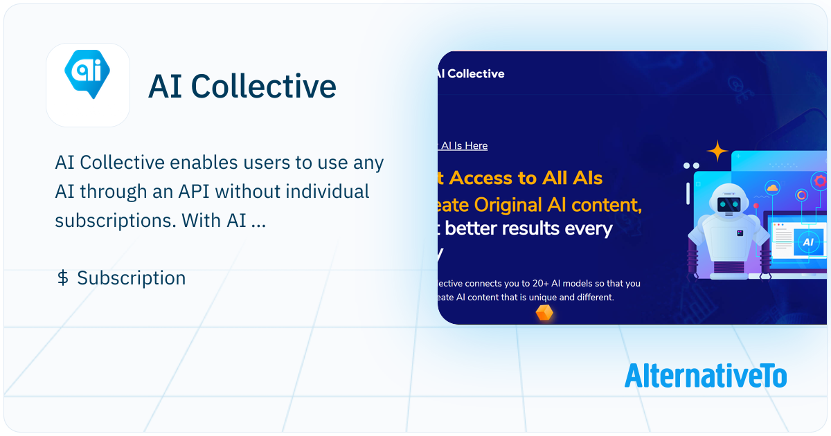 AI Collective: Innovative AI front-end software that transforms your AI ...