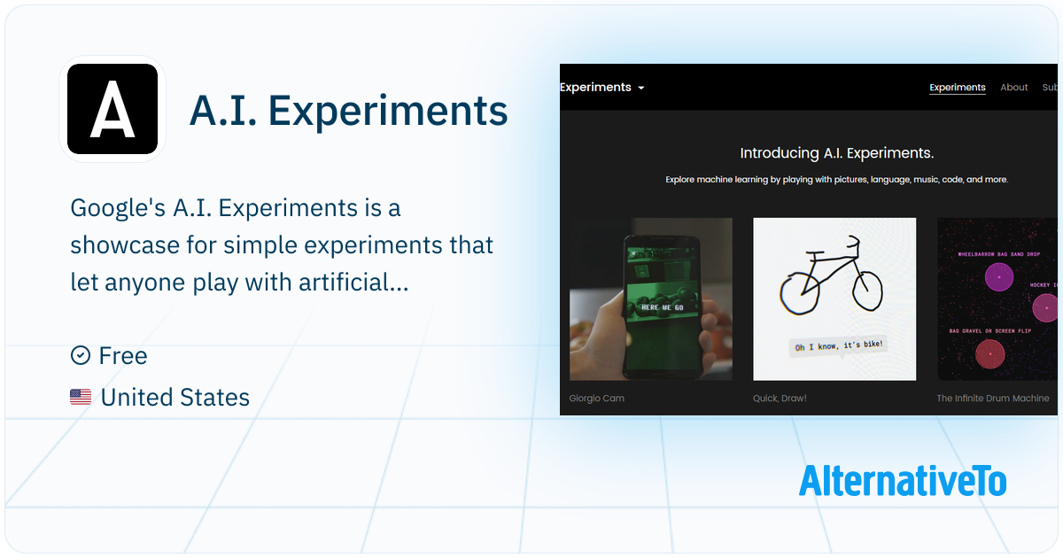 A.I. Experiments: Explore and interact with Google's collection of ...