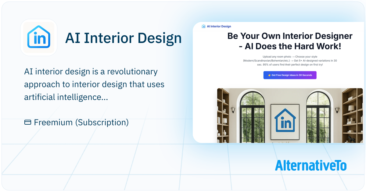 AI Interior Design: Transform any room in 30 seconds! | AlternativeTo