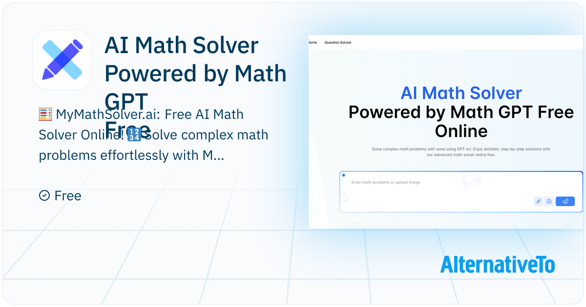AI Math Solver Powered by Math GPT Free Solve math