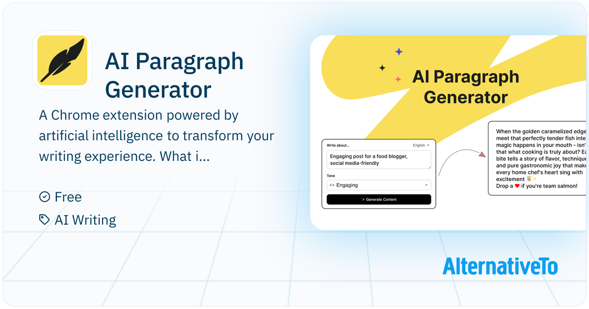 AI Paragraph Generator: Helps you create perfect paragraphs in 16 ...