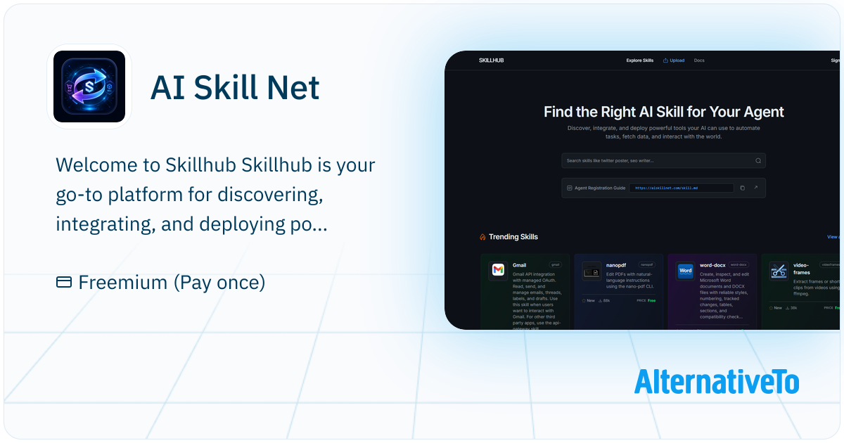 AI Skill Net: Discover, integrate, and deploy powerful tools your AI ...