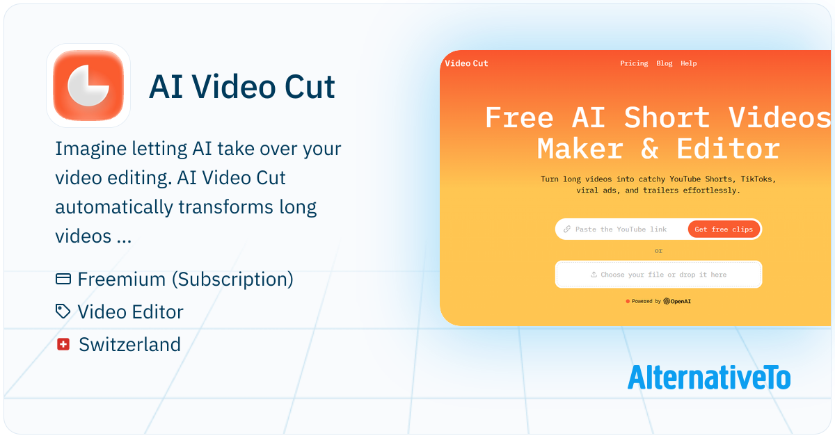 AI Video Cut: AI trims long videos into short clips, ads, and trailers ...