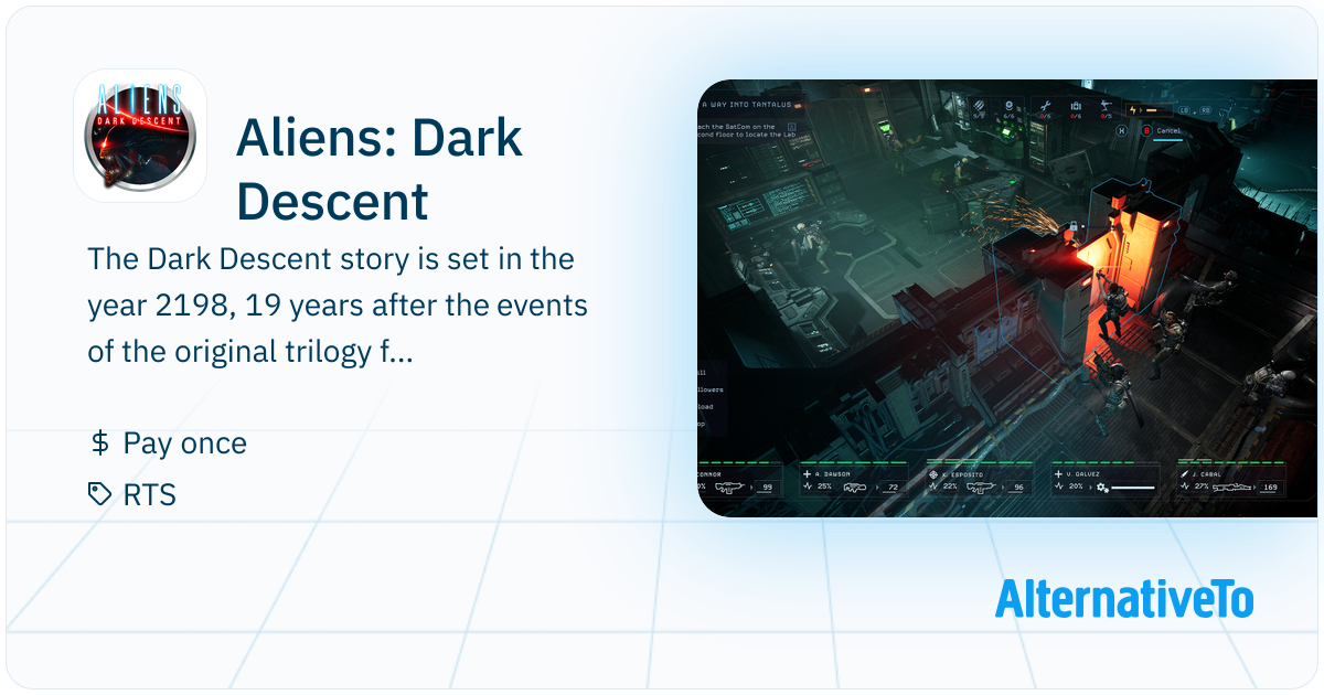Aliens: Dark Descent: Real-time tactics video game developed by ...