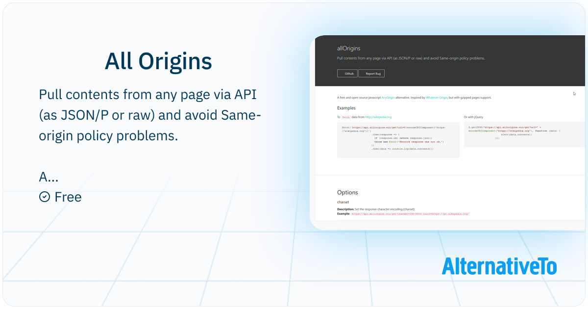 All Origins: A free and open source javascript clone of AnyOrigin ...