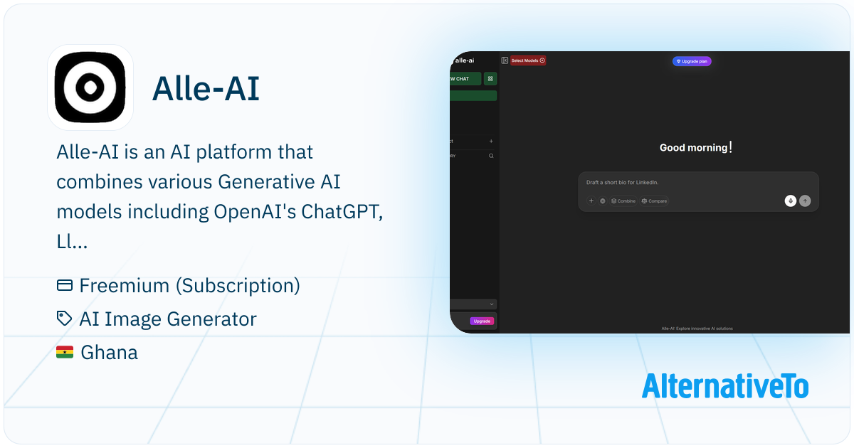 Alle-AI: Multi-model AI for text, image, audio, and video generation ...