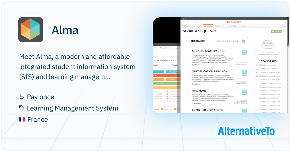 Alma: Meet Alma, a modern and affordable integrated | AlternativeTo