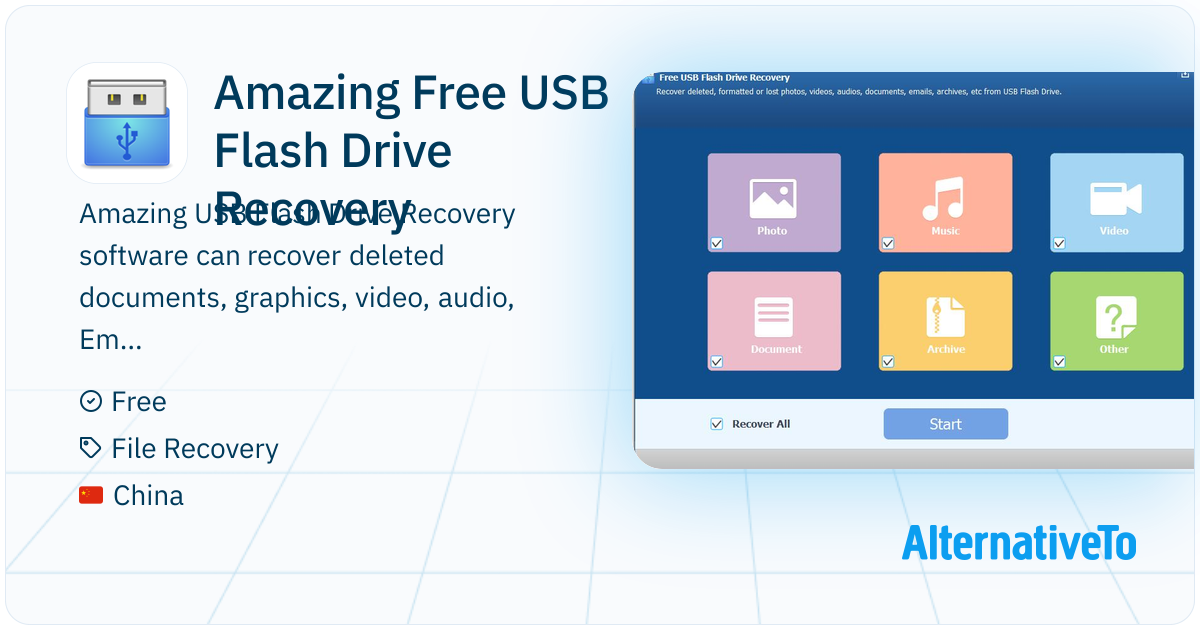 Amazing Free USB Flash Drive Recovery: Recover Files from USB/Pen Drive ...