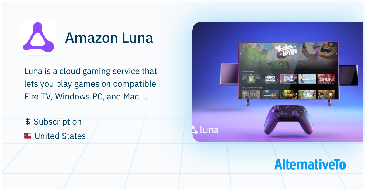 Amazon Luna: Cloud gaming platform developed and operated by Amazon ...
