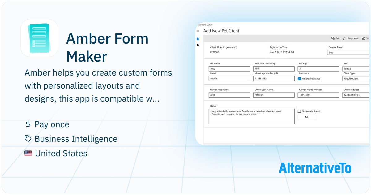 Amber Form Maker: Create custom forms with personalized layouts and ...