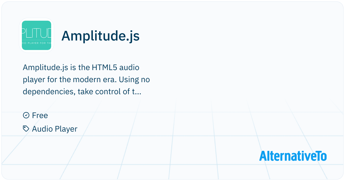 Amplitude.js: Lightweight JavaScript library that allows you to control ...