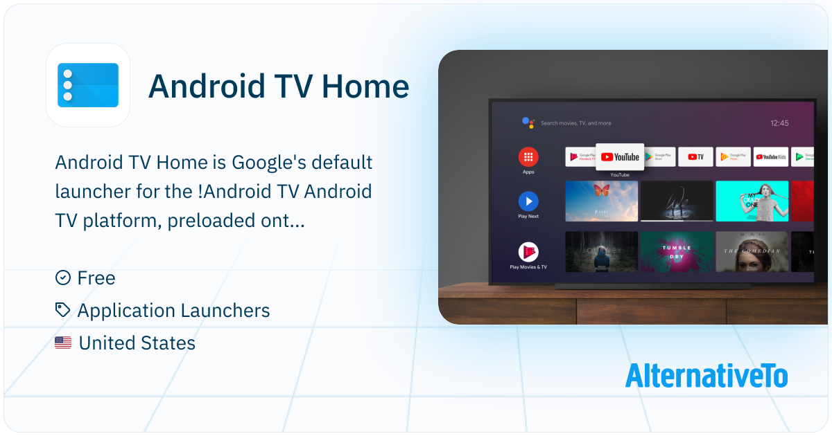 Android TV Home: Is Google's default launcher | AlternativeTo