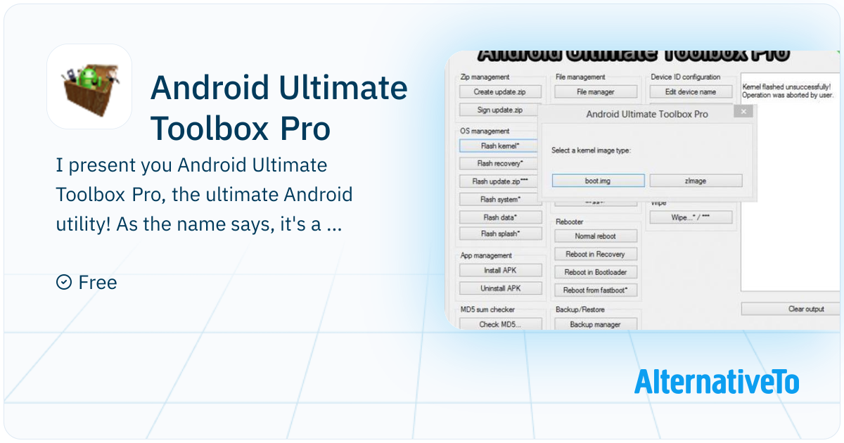 Android Ultimate Toolbox Pro: Free program that enables you to flash ...