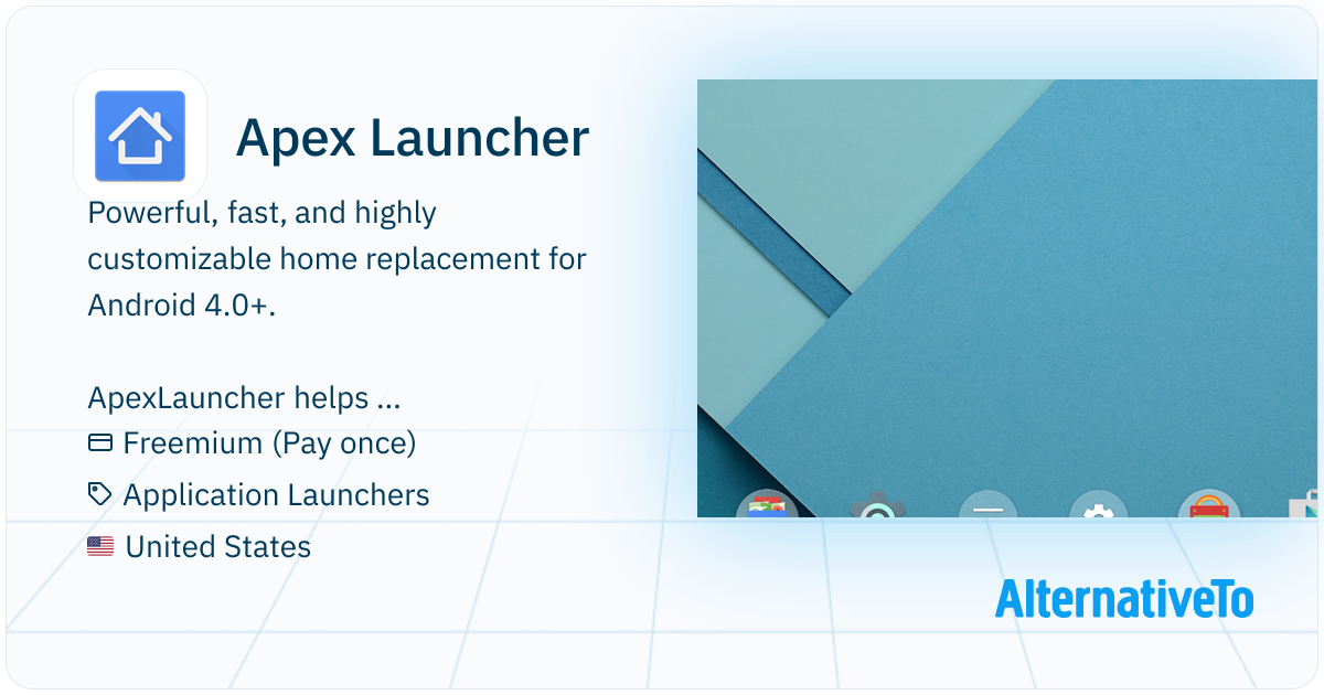 Apex Launcher Powerful, fast, and highly customizable home AlternativeTo
