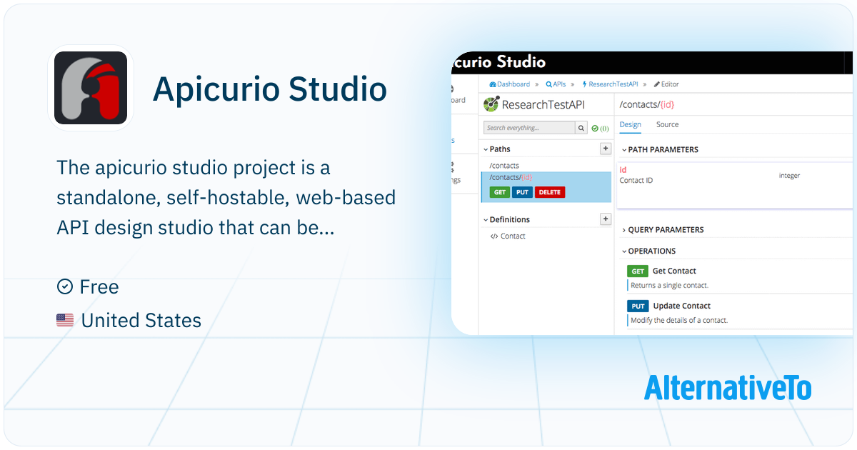 Apicurio Studio: Open Source API Design | AlternativeTo