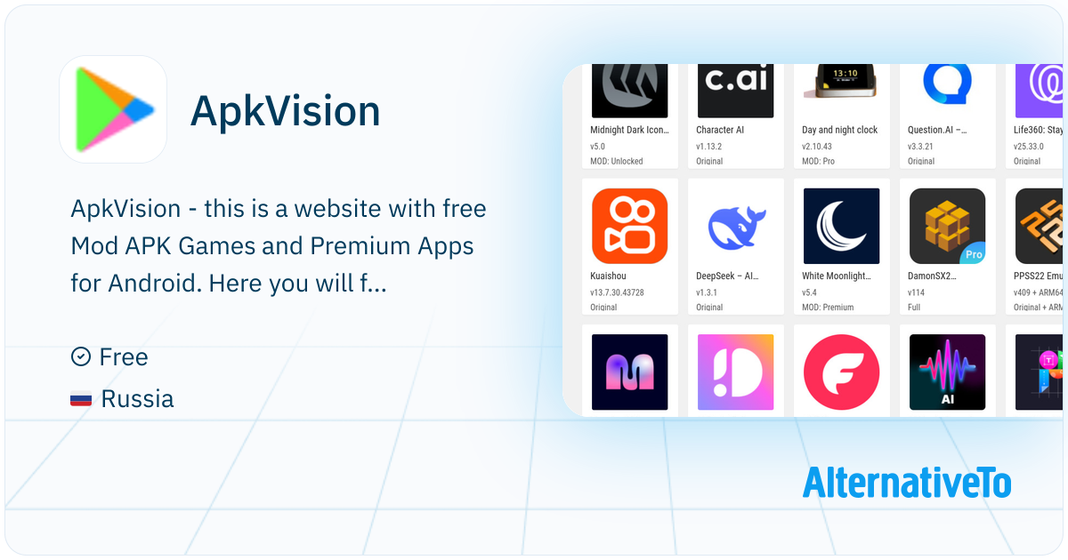 ApkVision: - Mod (Cracked/Patched) APK Games and Premium Apps ...