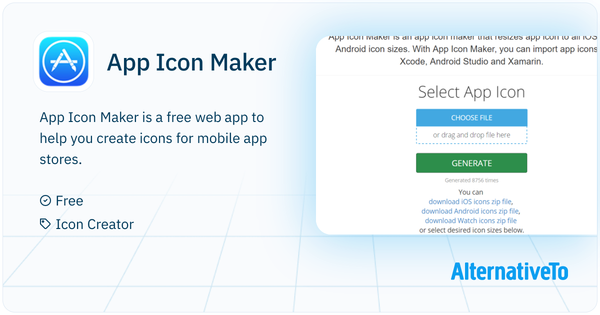 App Icon Maker: Create icons for mobile app stores online for free ...