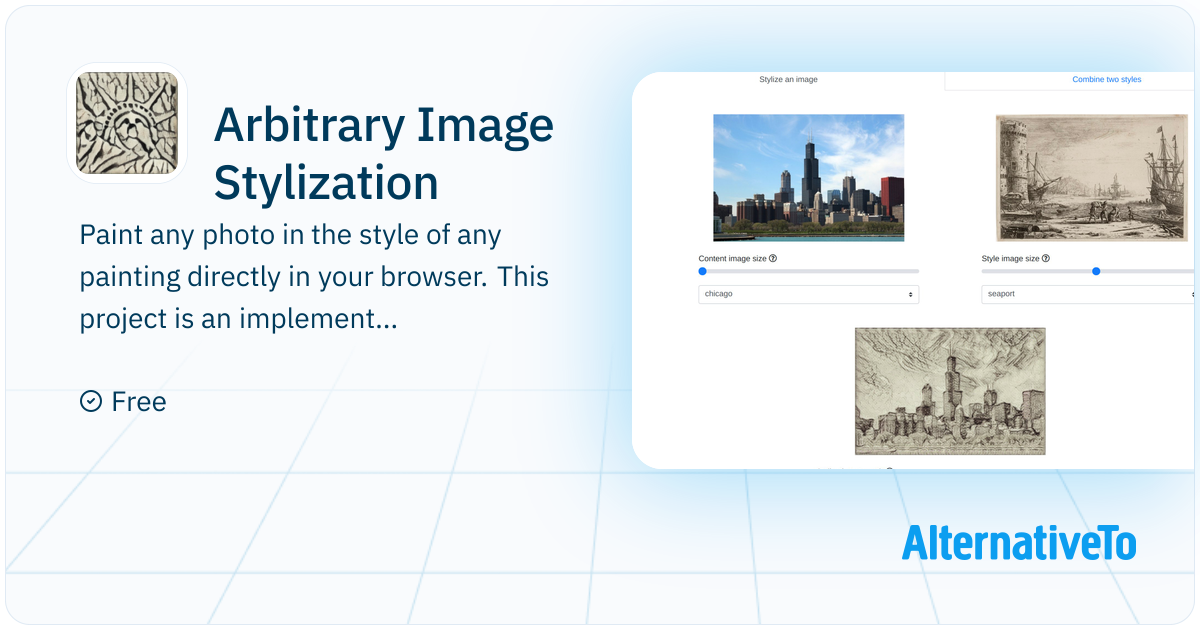 Arbitrary Image Stylization: Arbitrary image stylization totally in the ...