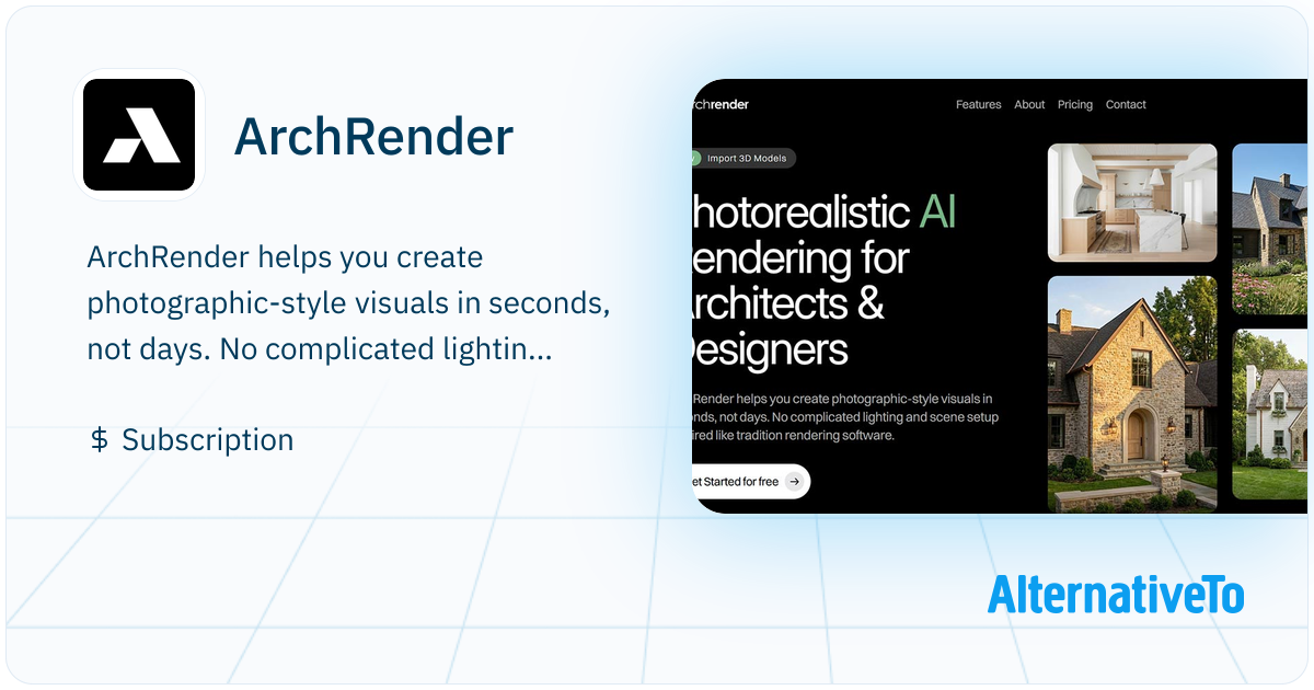 ArchRender: Photorealistic AI Rendering for Architects & Designers ...