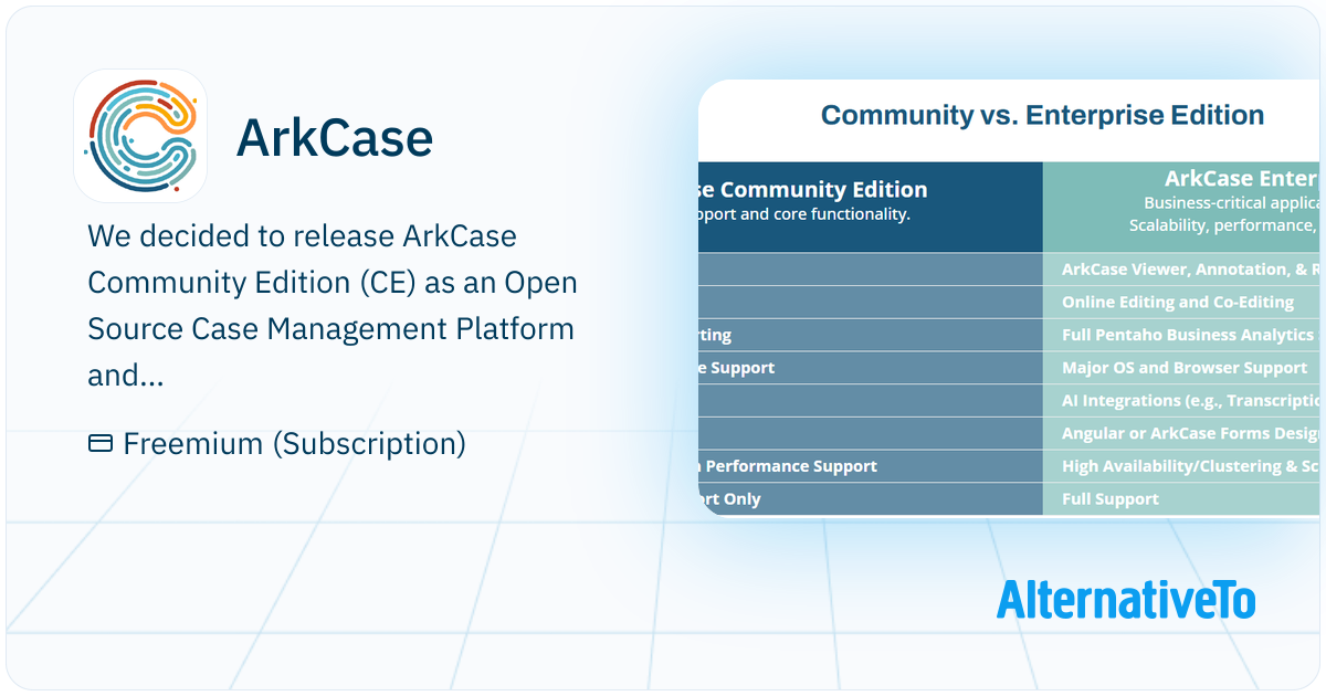 ArkCase: Case Management is a modern, flexible and scalable software ...