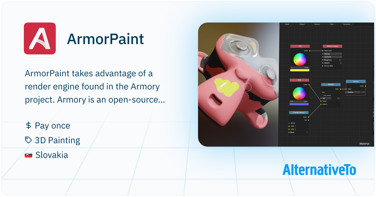 ArmorPaint: Armor paint is a standalone software for 3d texture ...