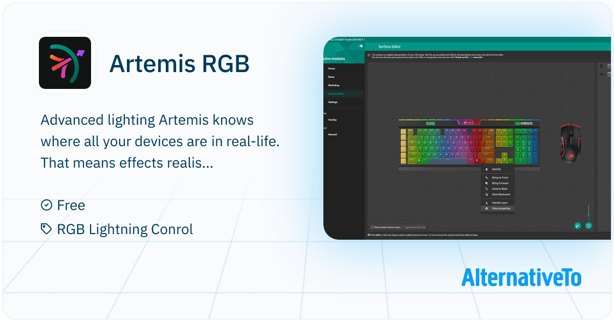 Artemis RGB: Artemis 2 adds highly configurable support for several ...