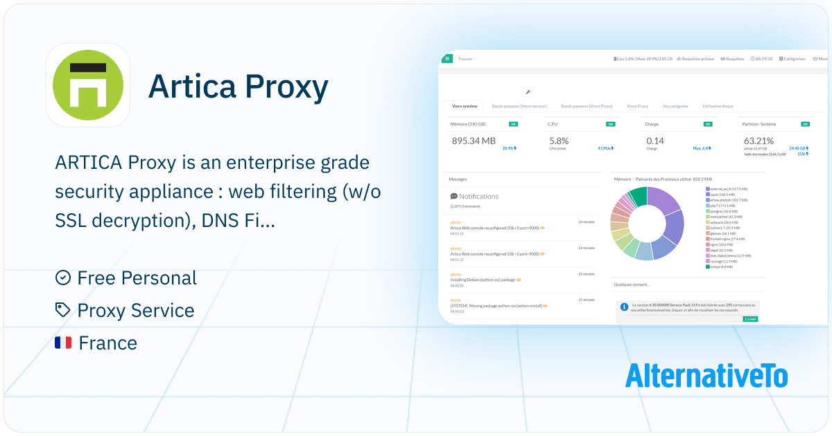 Artica Proxy: ARTICA Proxy is an enterprise grade security | AlternativeTo