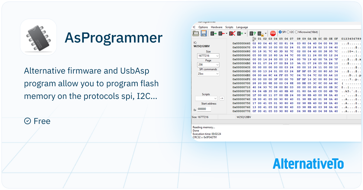 AsProgrammer: Alternative firmware and UsbAsp program allow you to ...