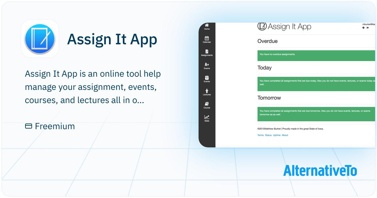 Assignassign Assign It App: Online tool help manage your | AlternativeTo