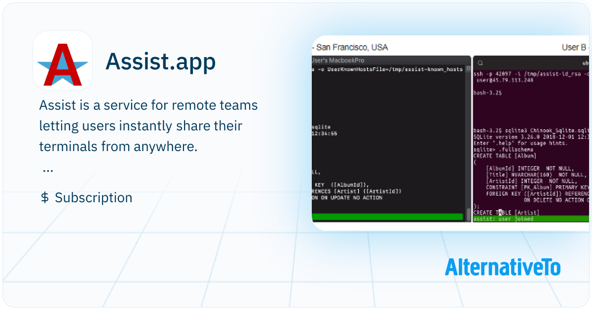 Assist.app: Instant terminal sharing from anywhere. Unblock your remote ...