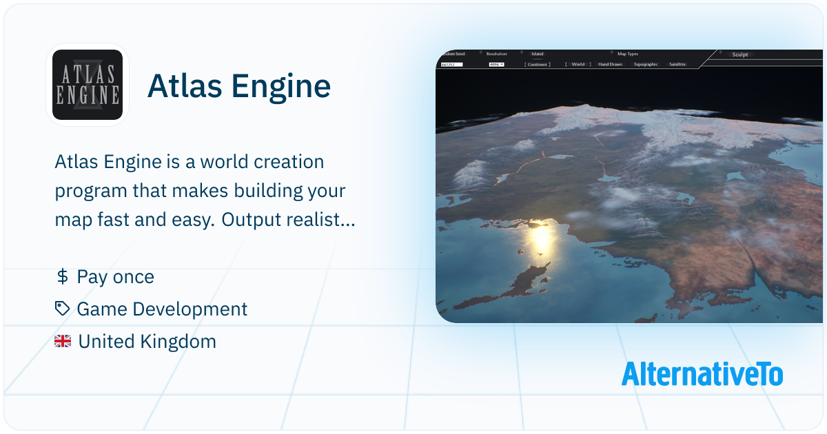 Atlas Engine: Solo-developed, semi-procedural map/landscape creation ...