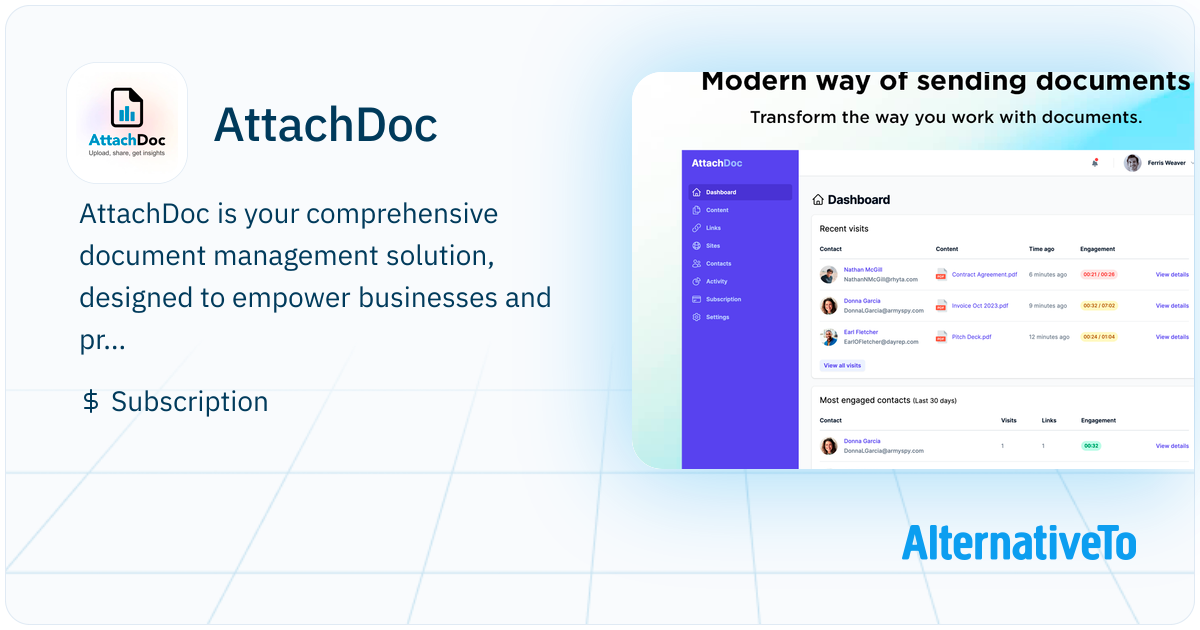 AttachDoc: Simplifies document storage, sharing, and analytics ...