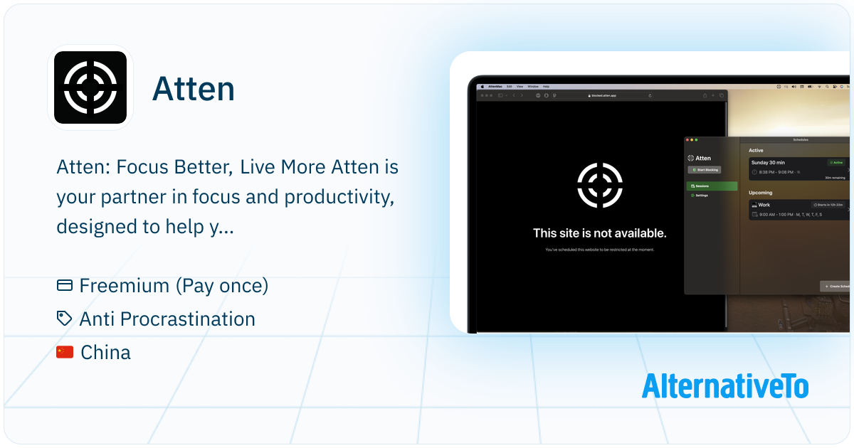 Atten: Take back control of your time with the most effective app ...