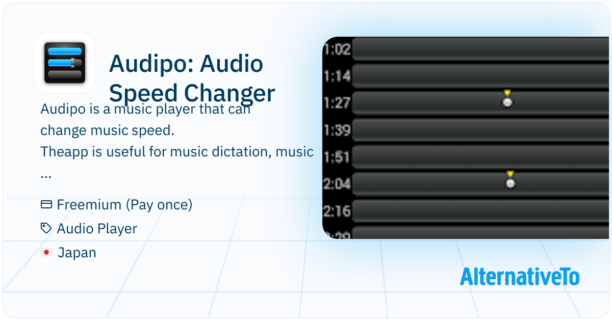 Audipo: Audio Speed Changer: Audipo is a music player that can change ...